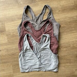 3 Kindred Bravely French Terry Nursing Sleep Bras